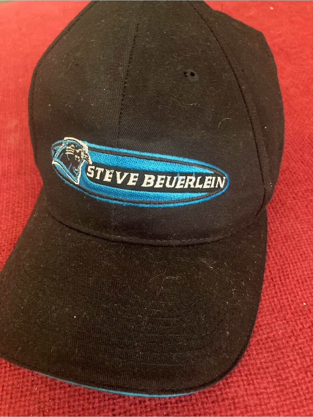 Rare Panthers Steve Beuerlein Hat